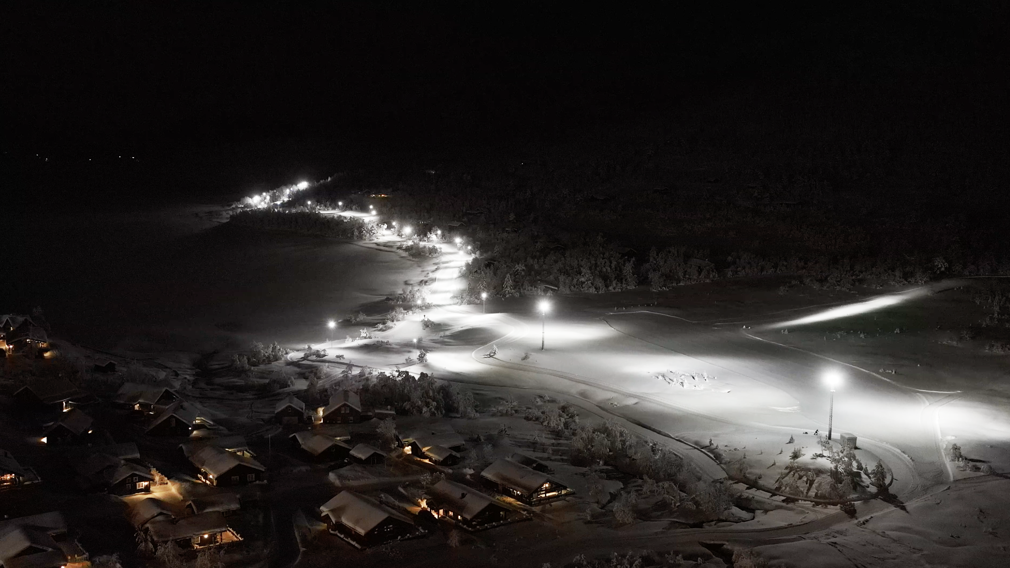 Lysløypa, Kveldsstemning
